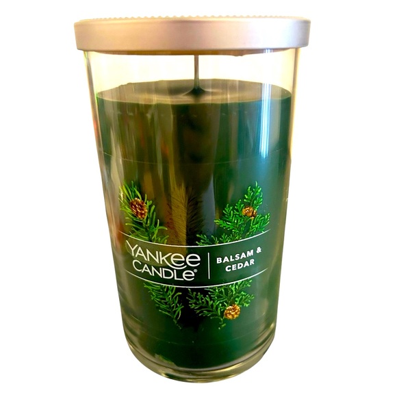 Yankee Candle Other - NWT Yankee Candle Balsam & Cedar Green Candle